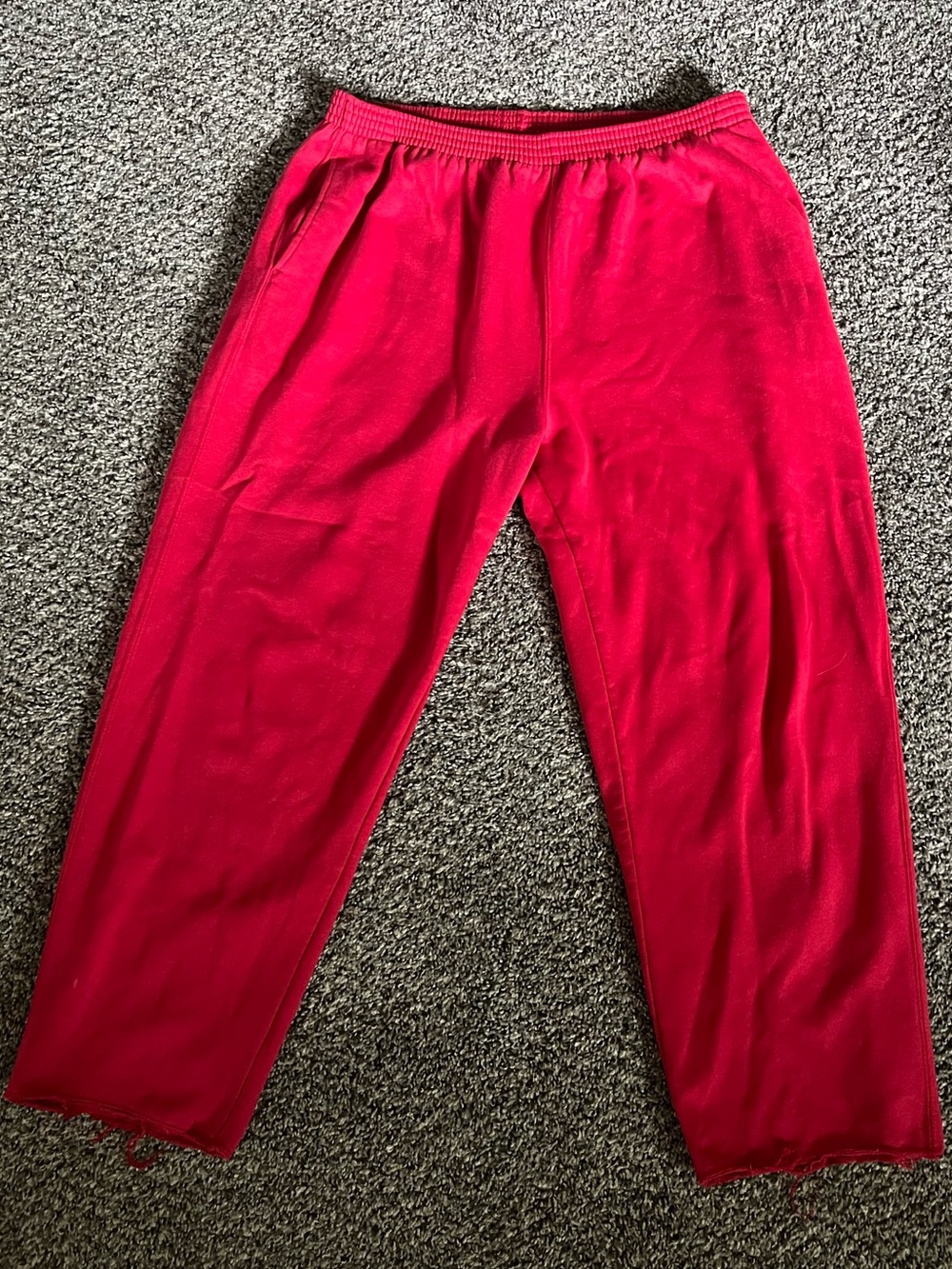 Vintage Red Sweatpants